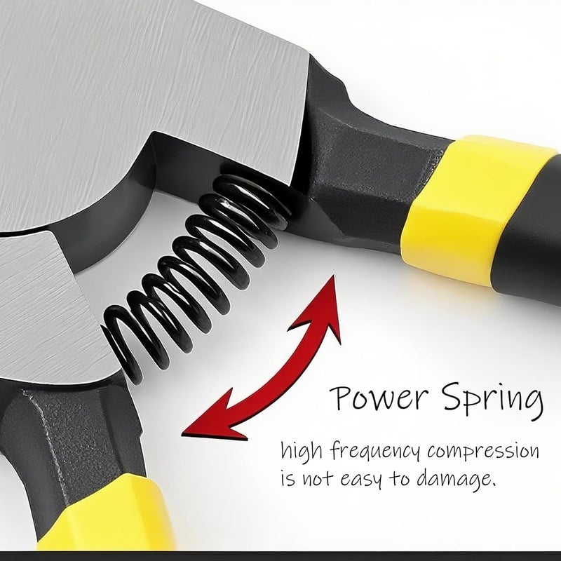 BJDSI Straight External Snap Ring Pliers 9 inch,Internal Spring,Anti-Rust,Head Size:0.08". - Image 5